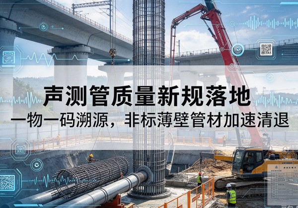浙江声测管质量新规落地，一物一码溯源，非标薄壁管材加速清退